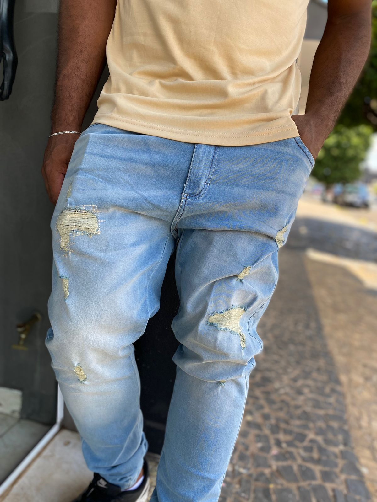 CALÇA JOGADOR - CARAJÁ JEANS CLARA